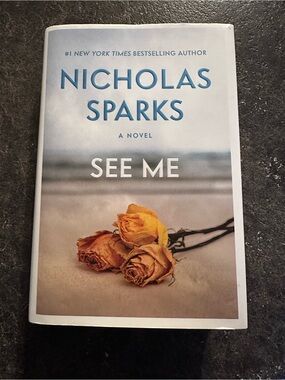 See Me Hardcover Novel - Blue & Cream Cover